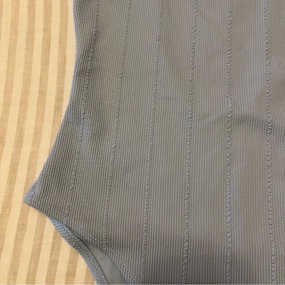 Aerie Blue One-Piece Swimsuit - Picture 2 of 4